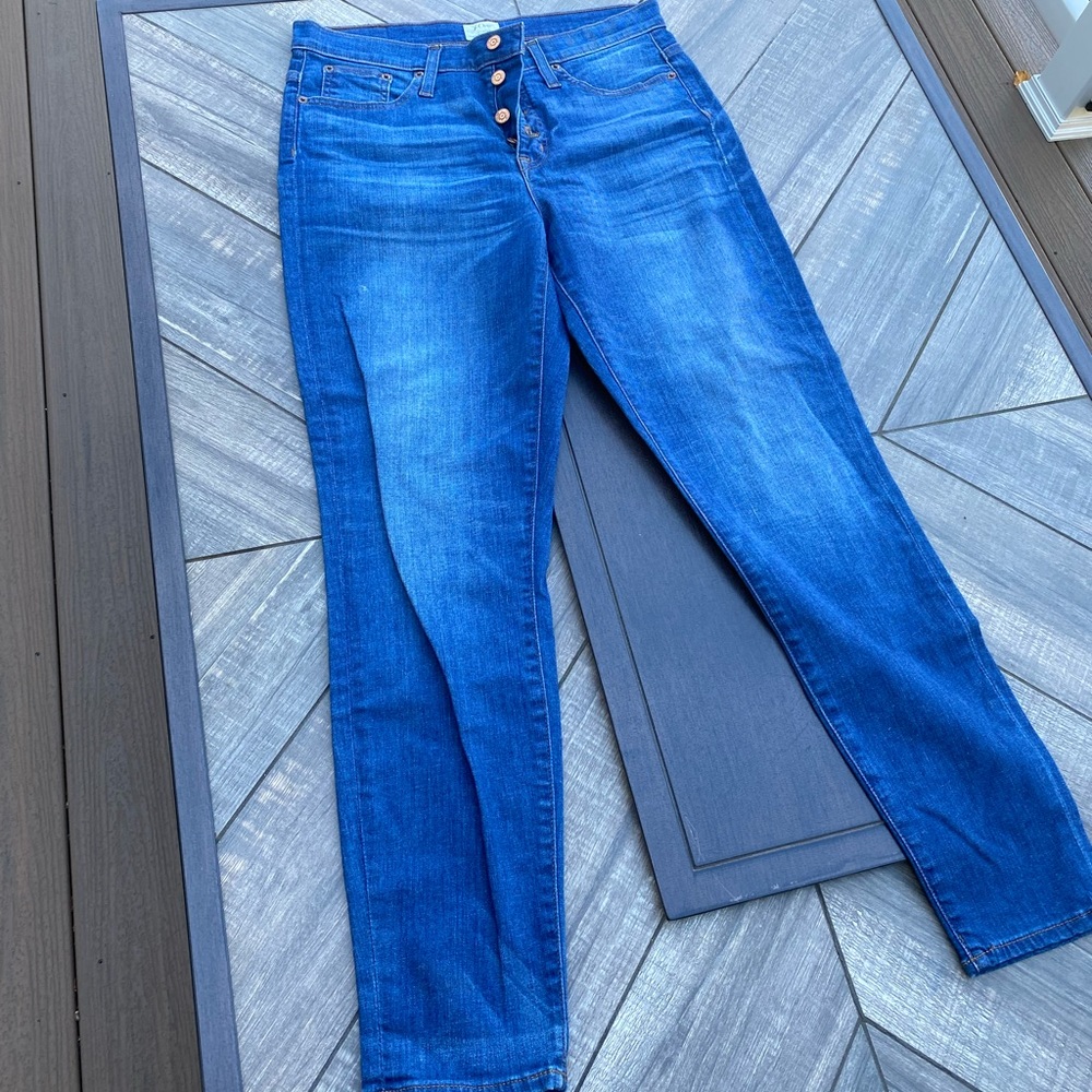 J Crew high waist skinny jeans